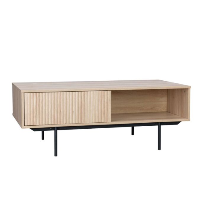 Rigote 04-0634 Sonoma Black Melamine 120x59x45cm Coffee Table