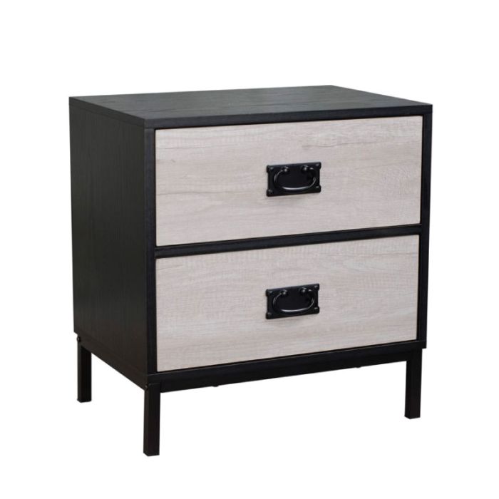 Factory Black Oak Sonoma 44.5x33.50x35x55cm Nightstand