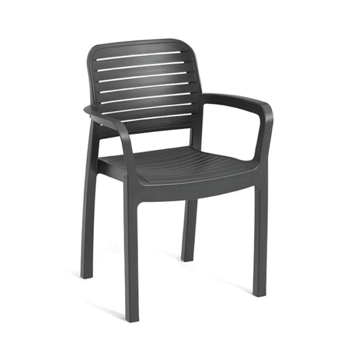 Keter Chloe Graphite Plastic Garden Chair