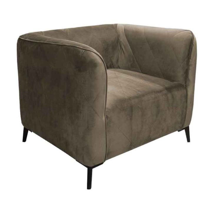 Cube 831-122-830 Fabric Taupe Armchair