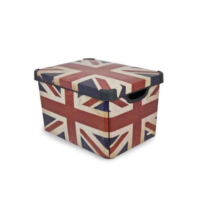 Curver 22Ltr English Flag Storage Box 40 x 30 x 23 Cm