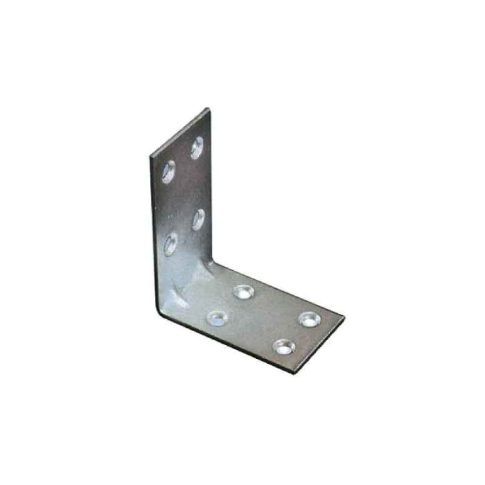 Silver Iron With Rib Angle Bracket 5x5x3cm