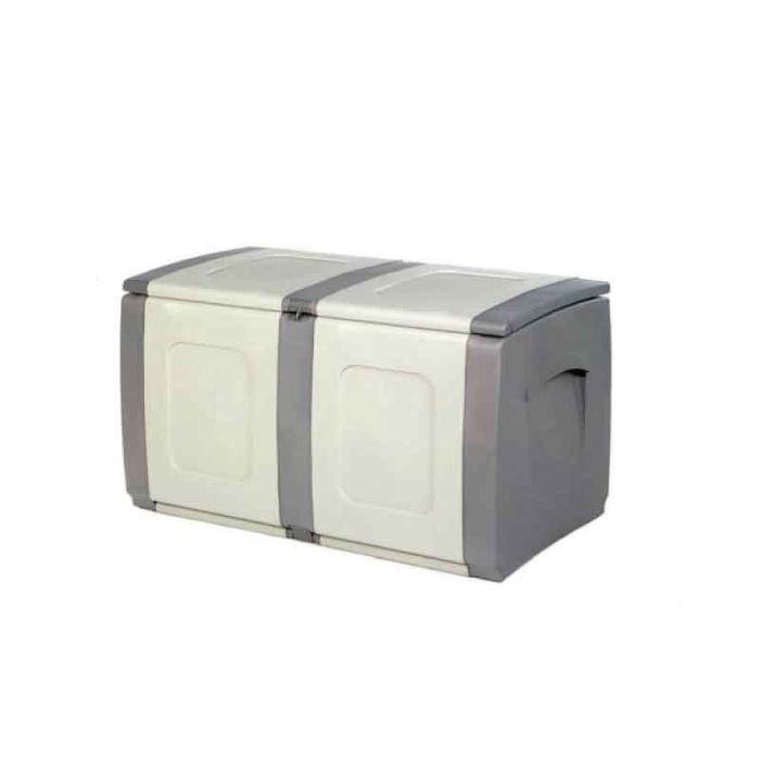 Hp Regular 200L Grey / Anthracite Garden Plastic Storage Box