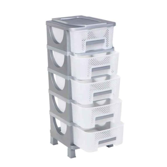 Hp Uma 5 Drawer Perforated Plastic Drawer Unit