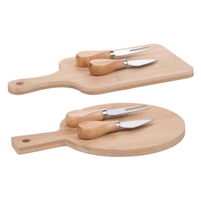 Alpina Bamboo 3pcs Set Cheese Chopping Board