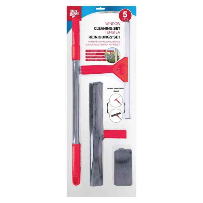 Dirt Devil 5pcs Set 57-129cm Red / Grey Window Wipers