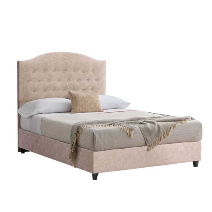 Malena HM647.22 Beige Nubuck 120x200cm Semi-Double Bed