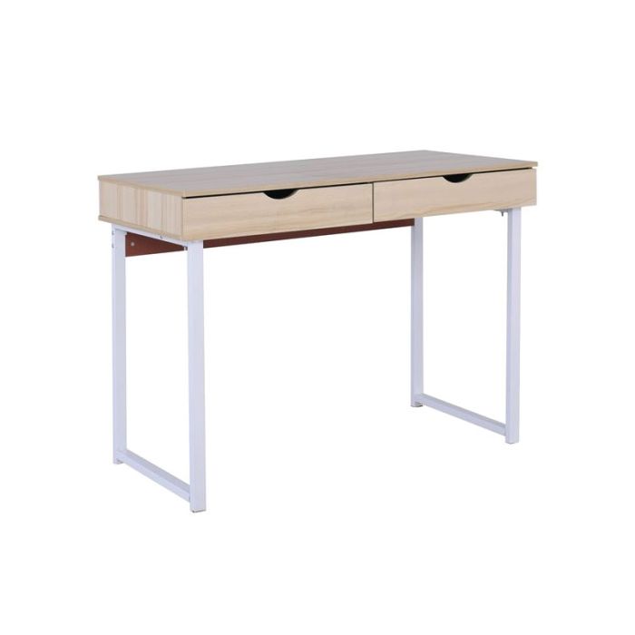 Office Desk ΕΟ403.2Α White Maple 100x48x75cm