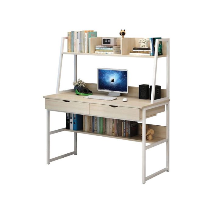 Office Desk (ΕΟ404.2) White Maple 100x48x75cm