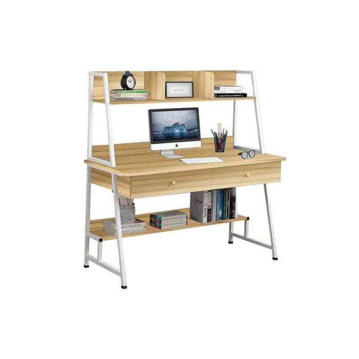 Office Desk (ΕΟ419.2) White Sonoma 100x48x73cm