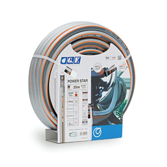 GF (1/2") 25m Grey Power Star Garden Hose