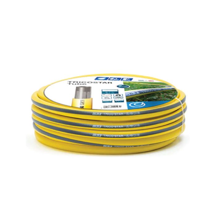 GF (3/4") 25m Yellow Tricogi Star Garden Hose