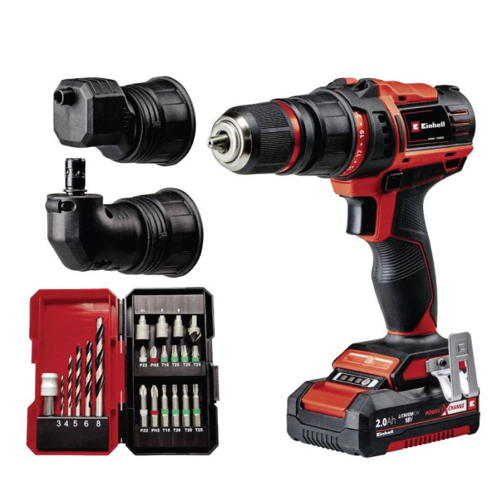 Einhell TE-CD 18/45 3X-Li +22 4513990 18V 2Ah Cordless Drill Driver