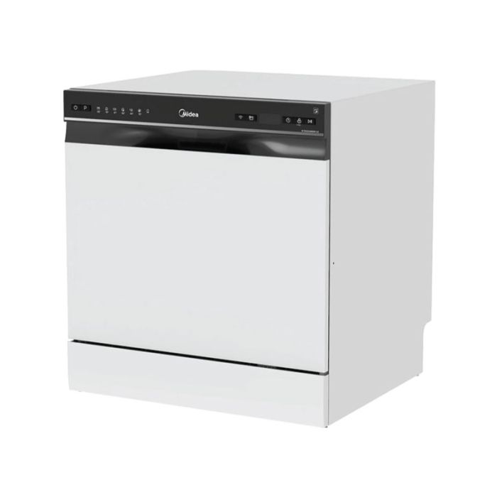 Midea MTD55S500W Ασημί Πλυντήριο Πιάτων 