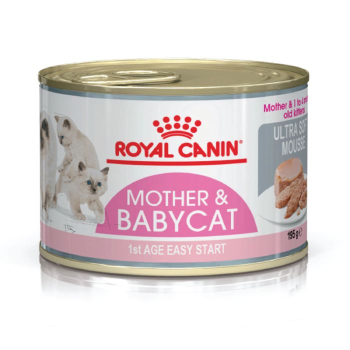 Royal Canin Mother & Babycat Ultra Soft Mousse Wet Cat Food 195g