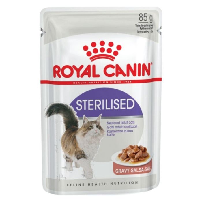 Royal Canin Sterilised Gravy Wet Cat Food 85g