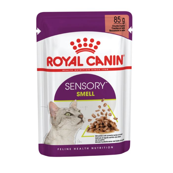 Royal Canin Sensory Smell Chunks In Gravy Wet Cat Food 85g