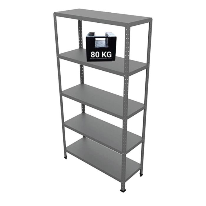 Grima Kit Ettore KIT-F1GS51 187x100x40cm 5 Shelf Shelving Unit