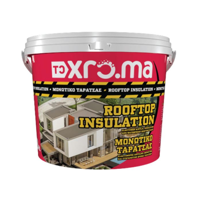 TO XRO.MA Rooftop Acrylic Insulation Damp Proof Paint White 9L