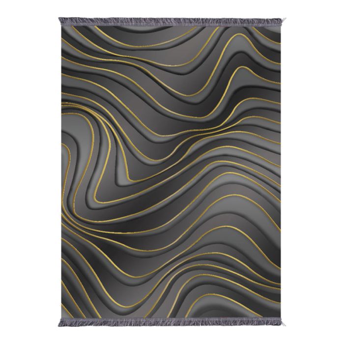 Josiane Gold Grey W/Fringes 160x230cm Carpet (HM7675.42)