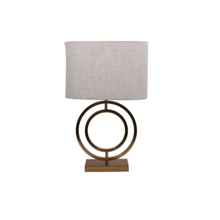 Table Lamp Fyl Gold White 58cm