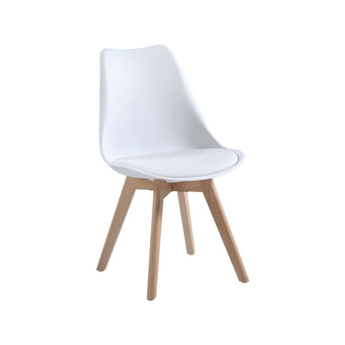 Martin E-00024016 White Beech Indoor Dining Chair