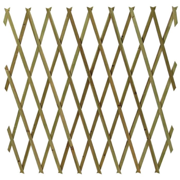 Lia 100x100cm Wooden Fence Expanding Trellis Panel