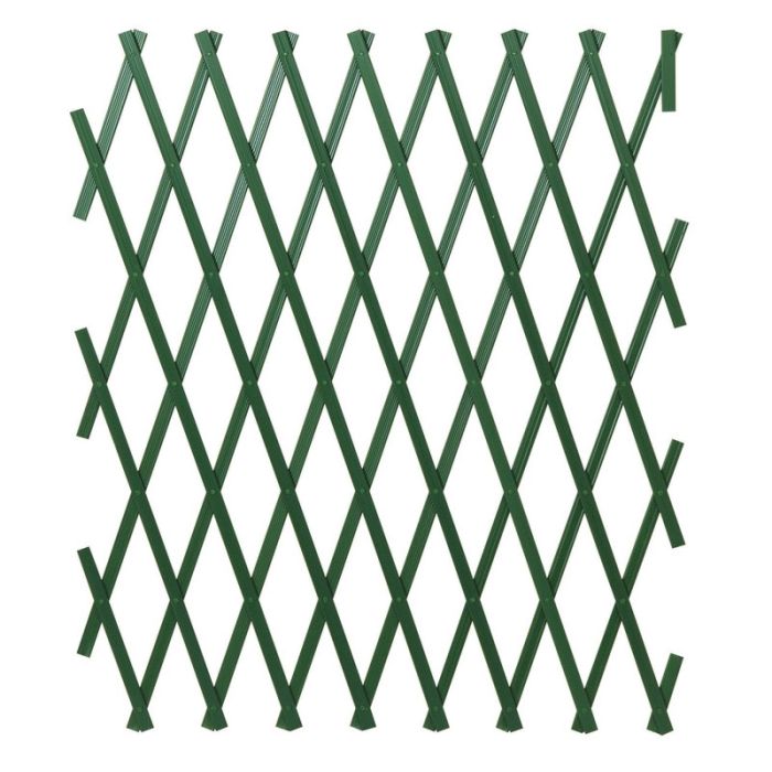 Lia 100x300cm Plastic Green Fence Expanding Trellis Panel