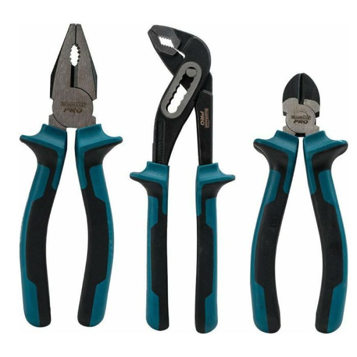 Bormann Combination 3pcs 150-250mm Pliers Set