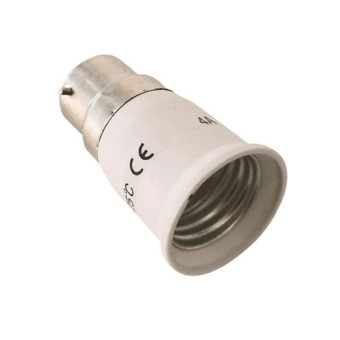 Eurolamp Bulb Holder Adaptor B22 To E27