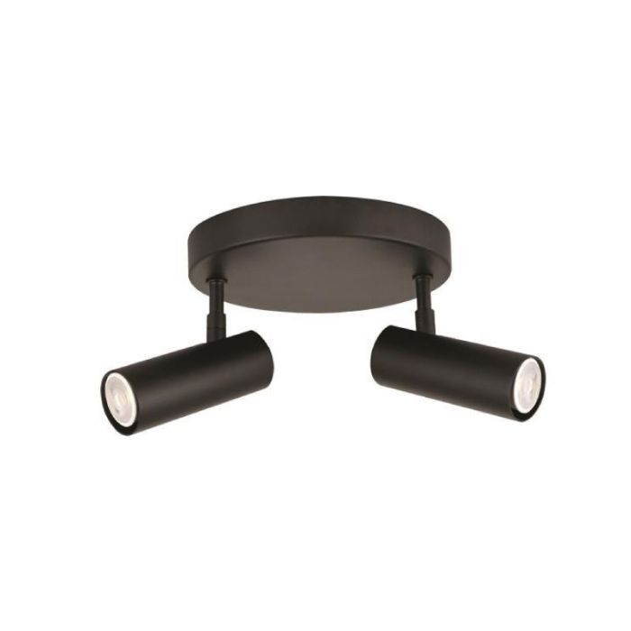 Eurolamp Rosette GU10 145-25003BL Double Ceiling Spots