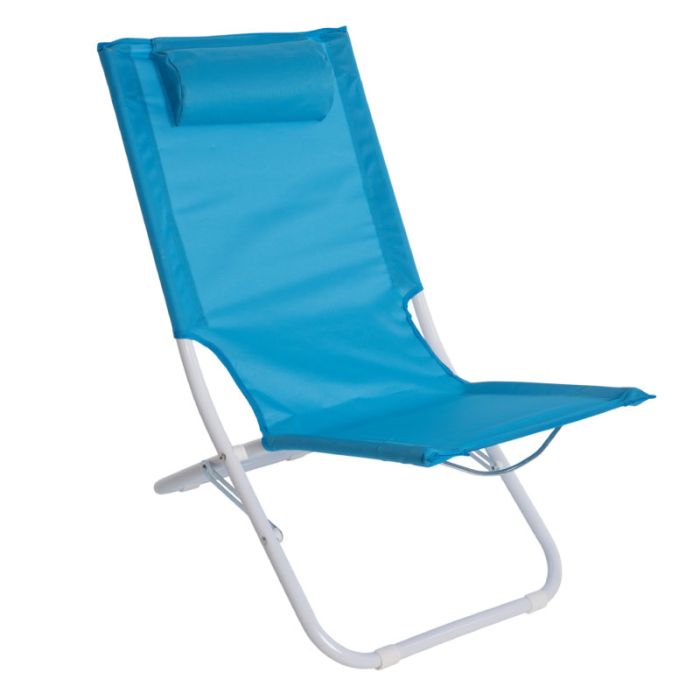 Nalin Light Blue Folding Garden Chair