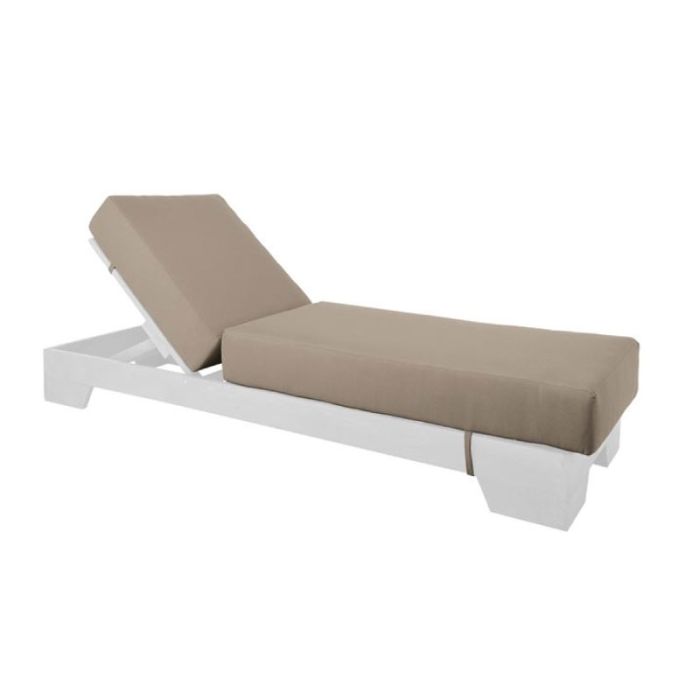 Verano 208(76+132)x69/20cm Cappuccino Fabric Sun Lounger Cushion (E226.M3)