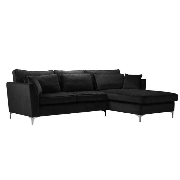 Forever 71-0083 Black Right Corner Sofa