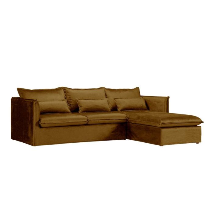 One Only 71-0073 Gold Right Corner Sofa