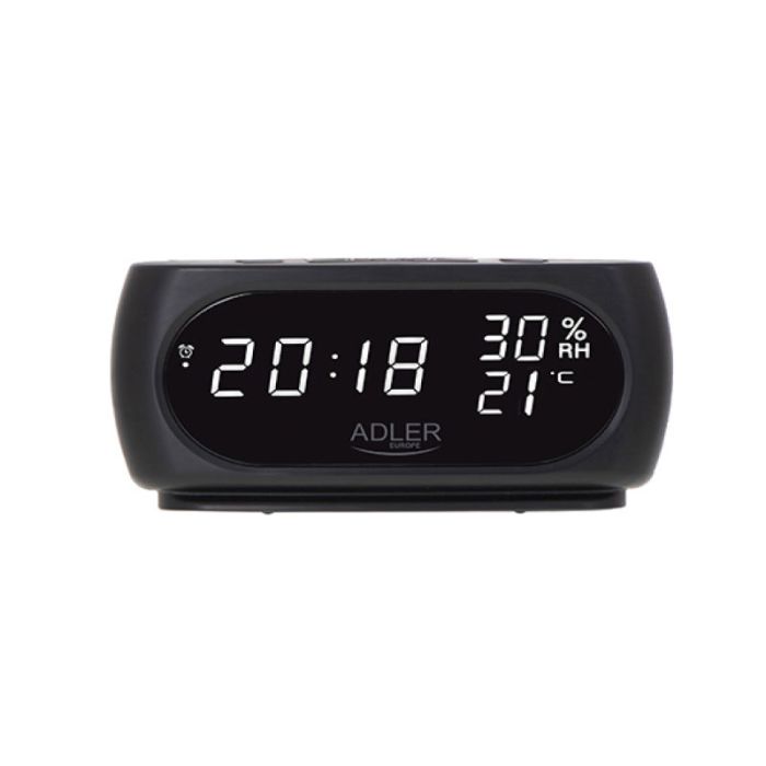 Adler 1186 Black Alarm Digital Clock