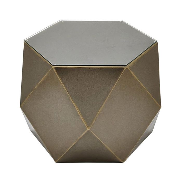 Best 157-223-028 Metal Bronze 68x58x45cm Coffee Table