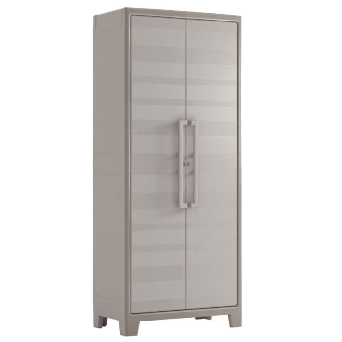 Keter Gulliver Utility Sand / Beige Garden Plastic Storage Cabinet