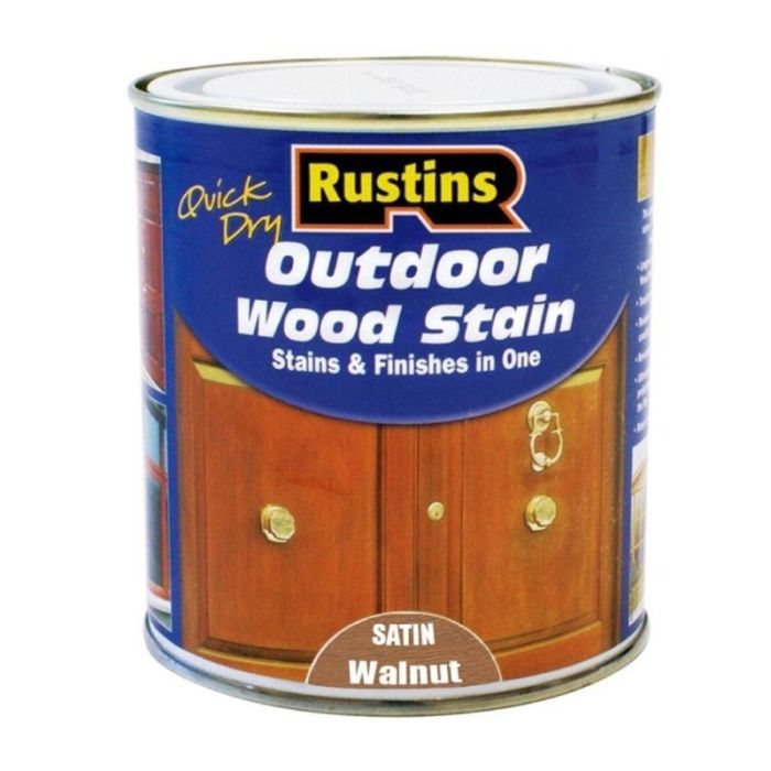 Rustins Quick Dry Βερνίκι Εμποτισμού Ξύλων Σατέν Καρυδί 1L