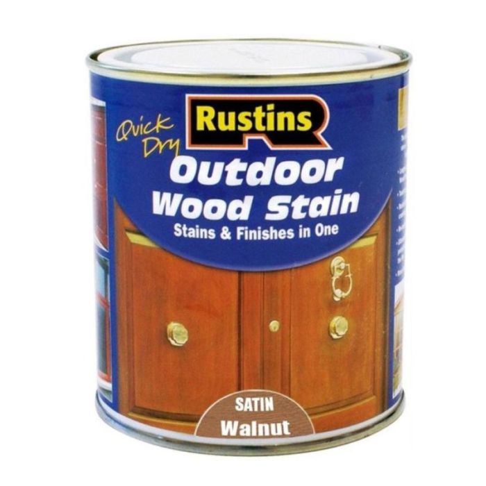 Rustins Quick Dry Wood Stain Satin Walnut  2.5L