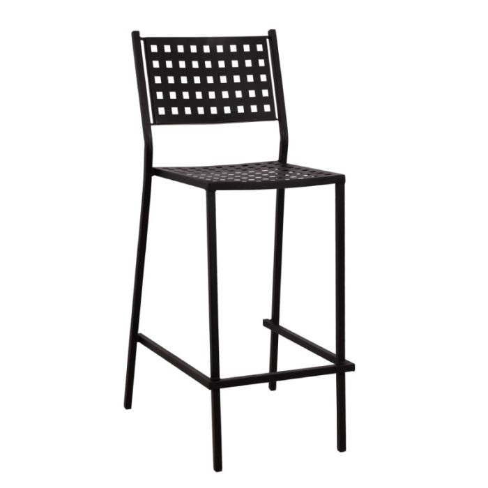 Home Olympias HM5528.01 Black Outdoor Stool