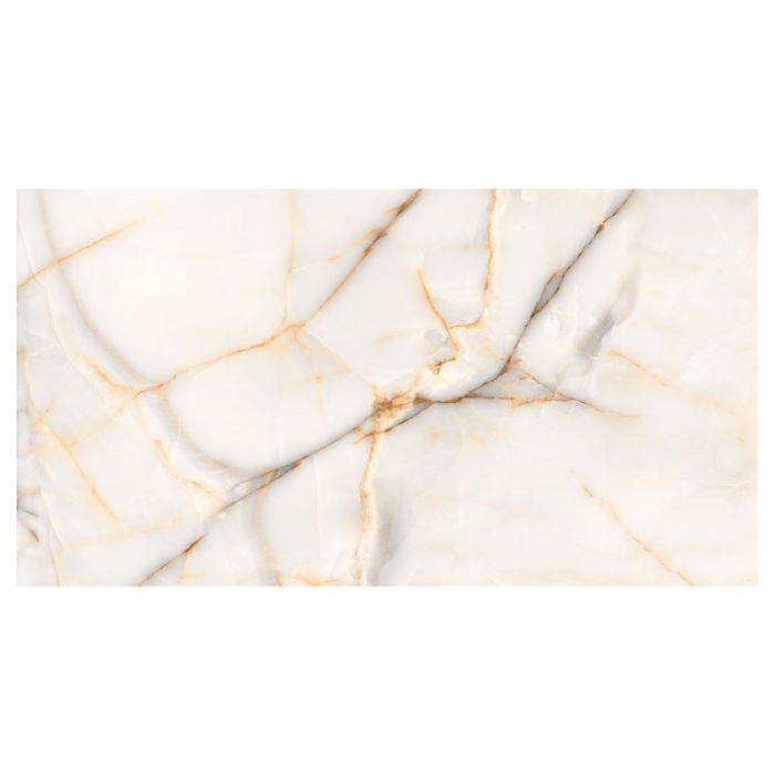 Flavour Luna Onyx Beige Glossy Porcelain 120x60 Indoor Floor Tile (Per m²)