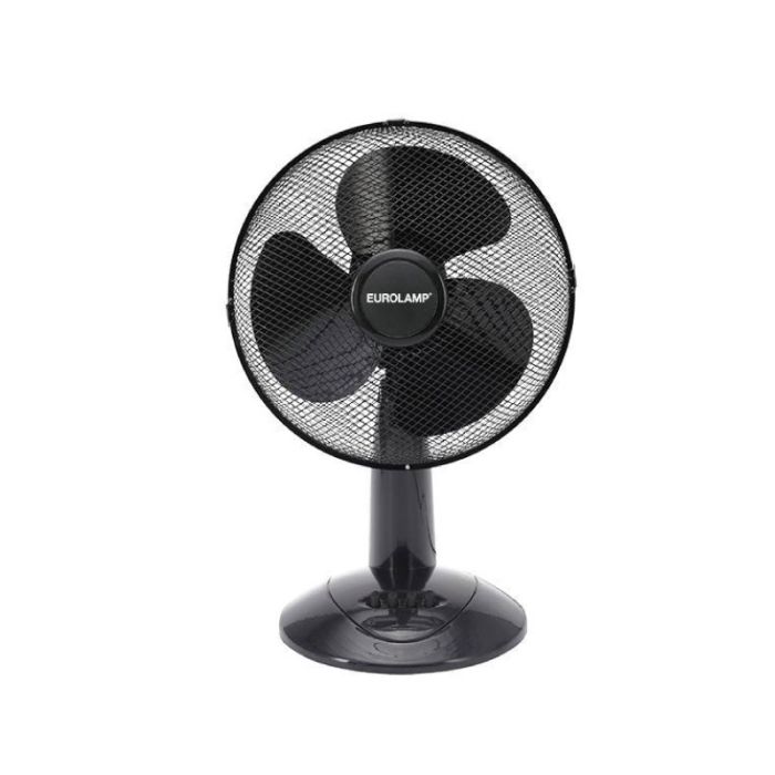 Eurolamp 45W 300-20500 12" Black Desk Fan