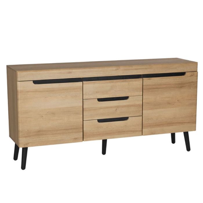 Grif Natural / Black 160x40x83cm Buffet