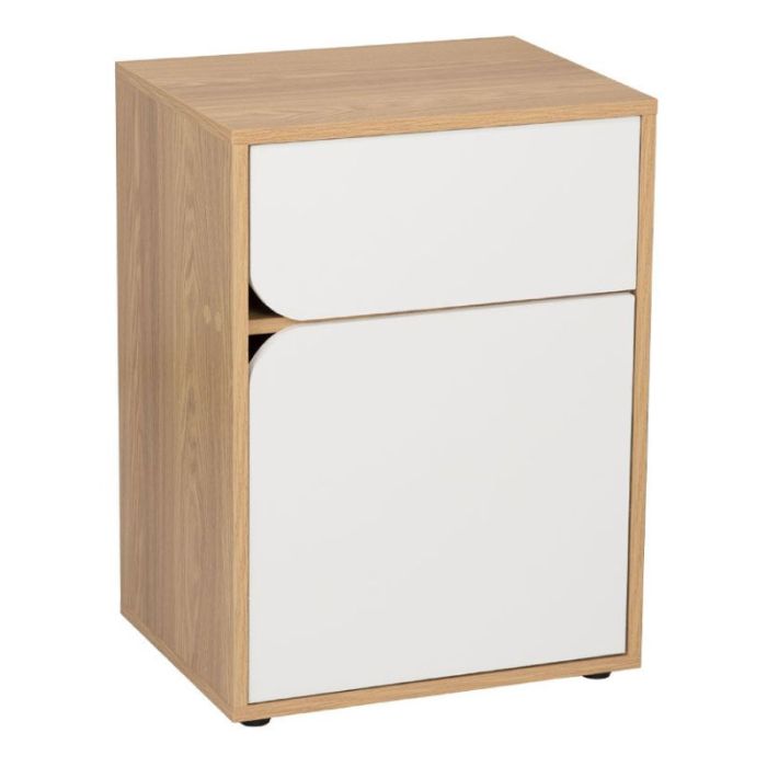 Smile Sonoma White 45x35x63.5cm Nightstand