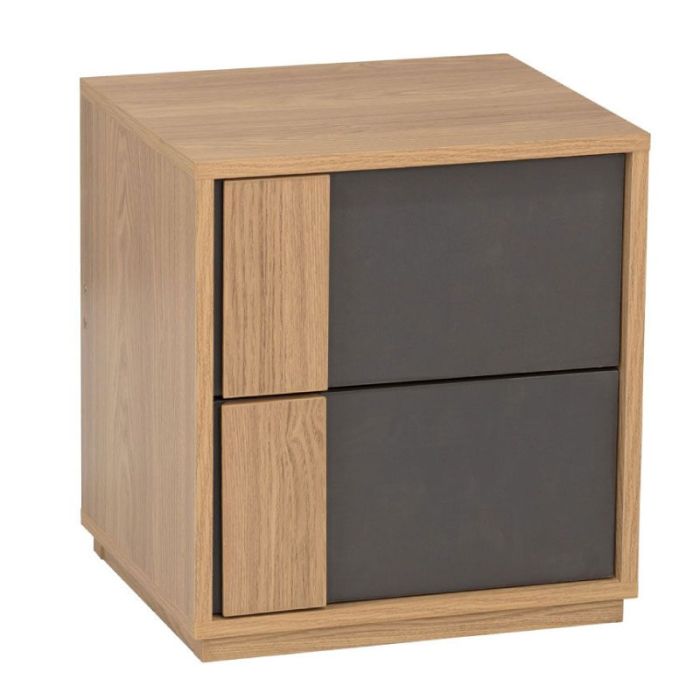 Jenga Sonoma Grey 40x35x45cm Nightstand