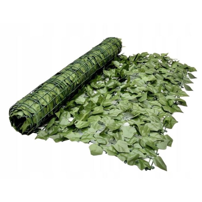 Ivy Leaves PVC Green 150x300cm Garden Screen Trellis