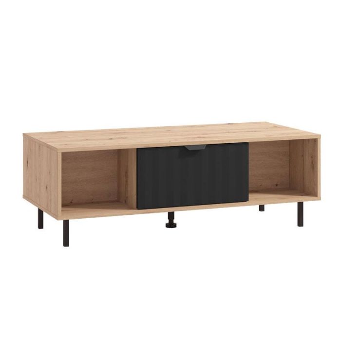 Vandea 11013668 Artisan Oak / Black Matt 121x55x42cm Coffee Table