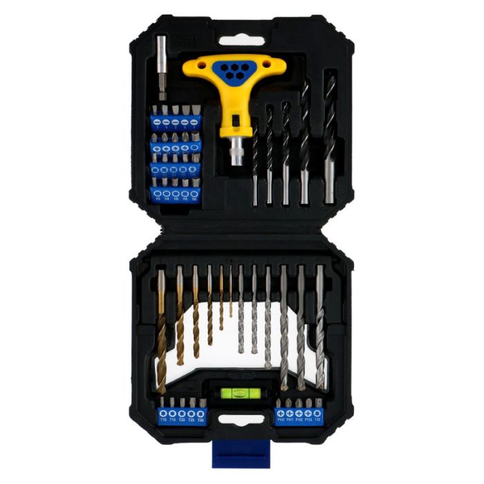 Kinzo 50pcs Heavy Duty Screwdriver Drill & Bit Set