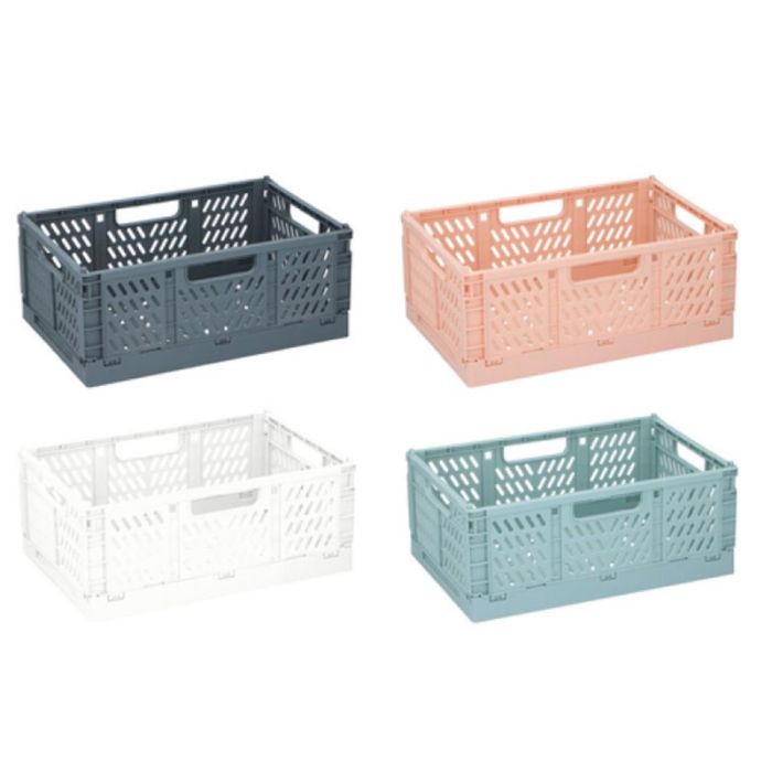 Alpina 4As Folding Storage Basket 30 X 20 X 13 Cm